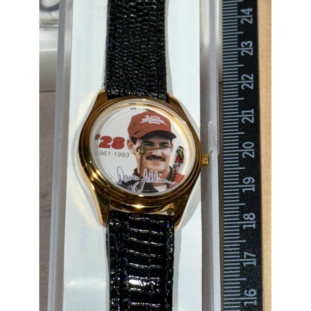 NASCAR Davey Allison Watch By Sun Time New/ Vintage